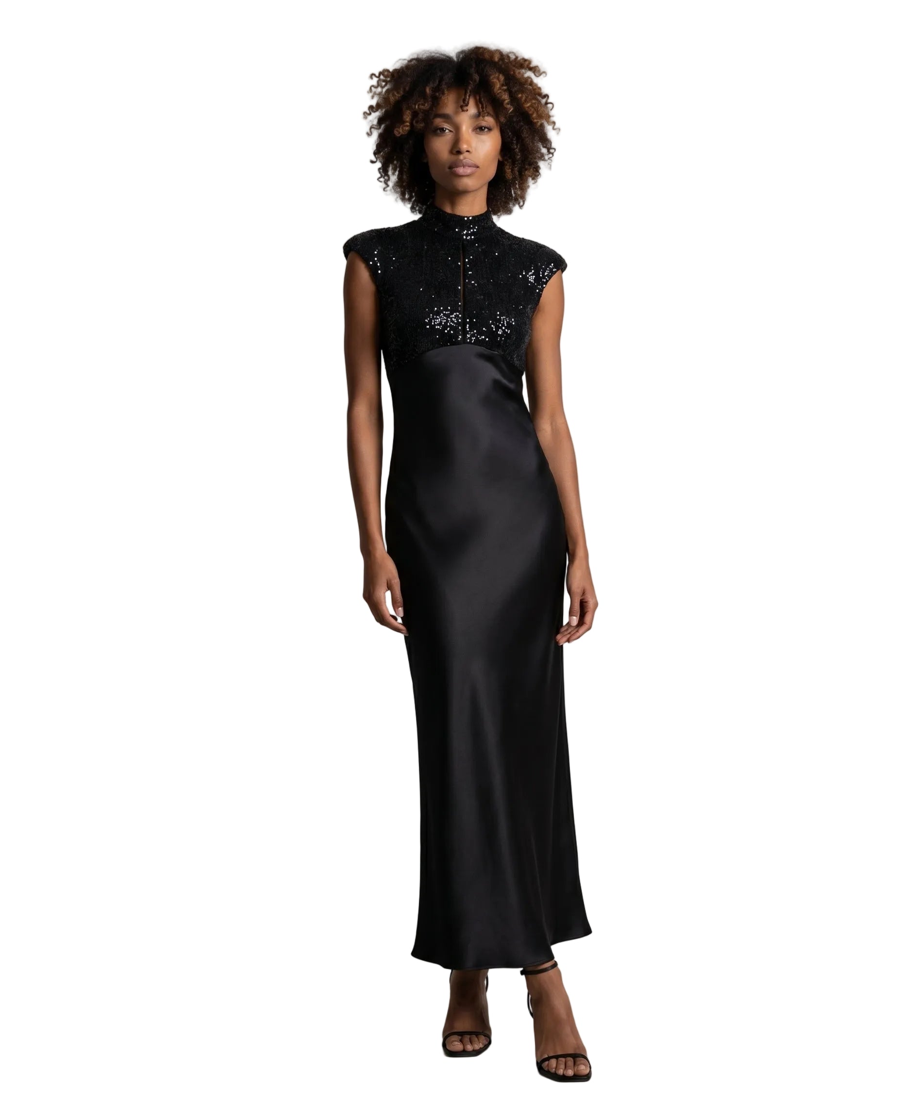 Sexy Halter Sleeveless Floor-Length Slim Dress