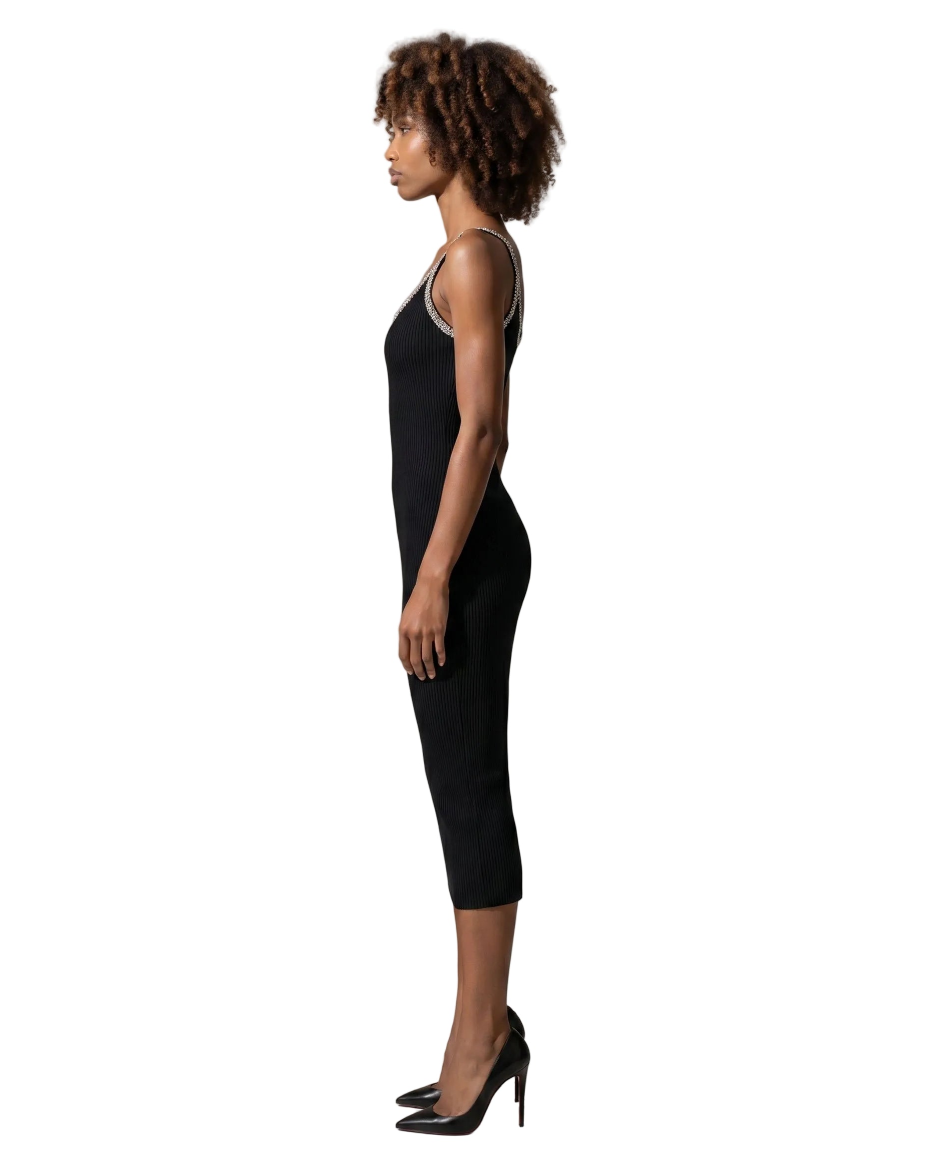 Sleeveless Bodycon Midi Dress