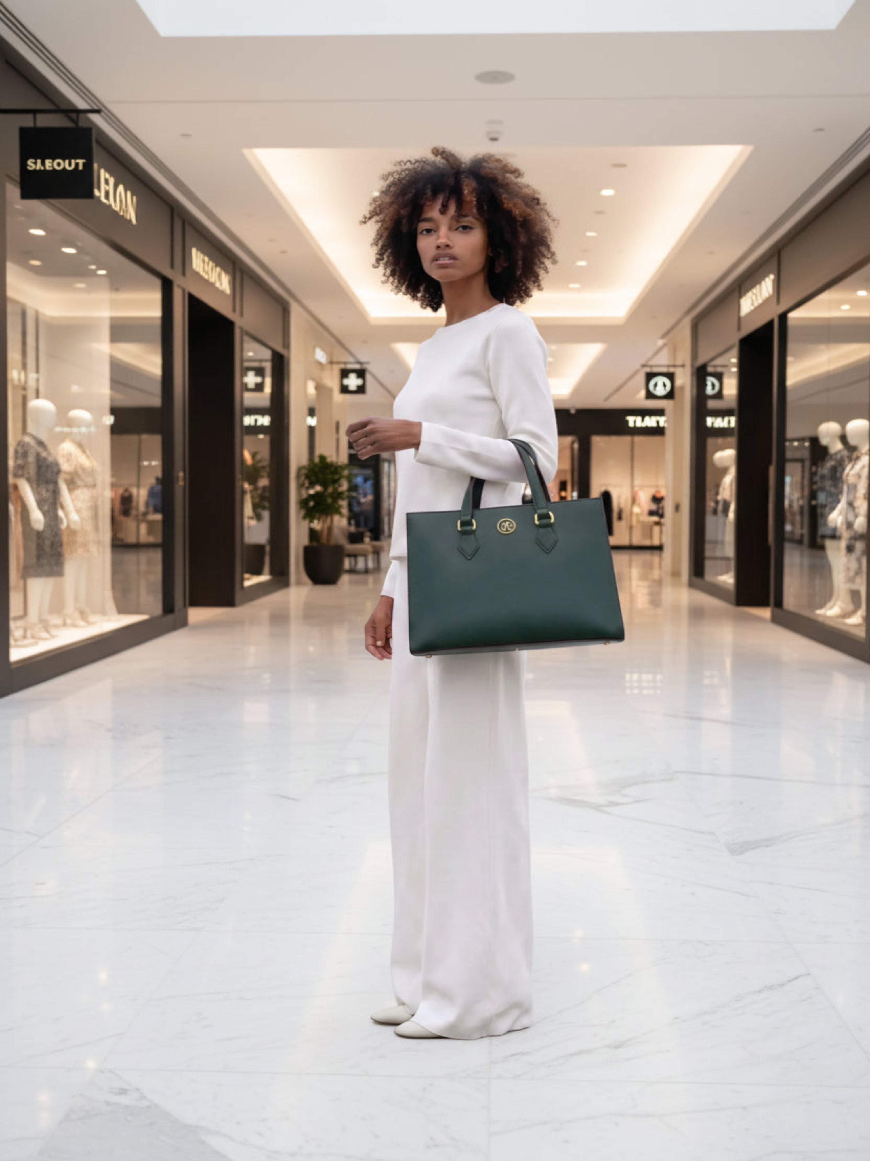 LUXE OPULENT TOTE HANDBAG