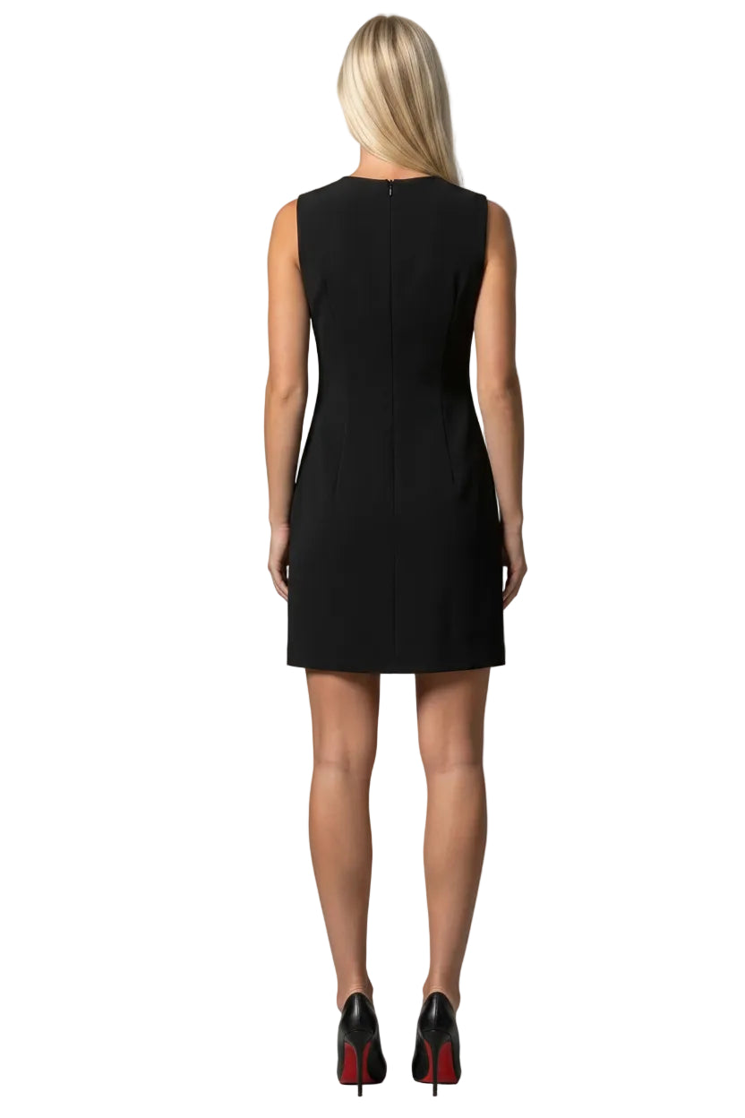 Sleeveless Slim-Fit A-Line Dress